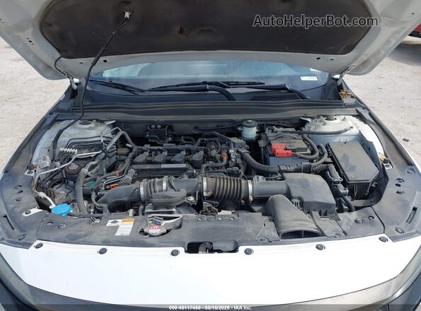 1HGCV1F36KA009144 2019 HONDA ACCORD Белый Вид сзади