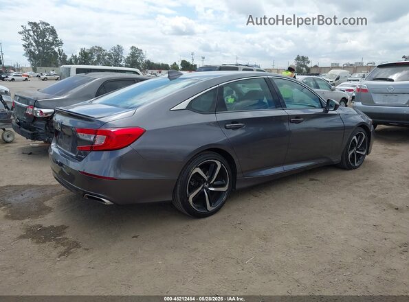 1HGCV1F36KA081977 2019 HONDA ACCORD Gray 