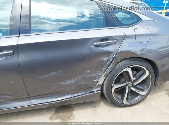 1HGCV1F36KA081977 2019 HONDA ACCORD Gray 