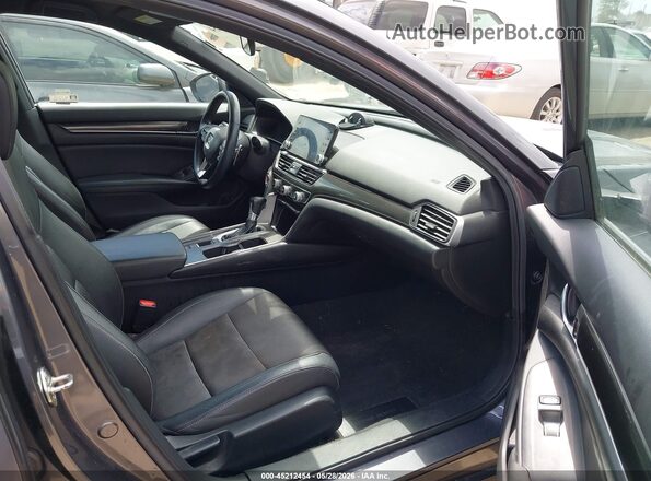 1HGCV1F36KA081977 2019 HONDA ACCORD Gray 