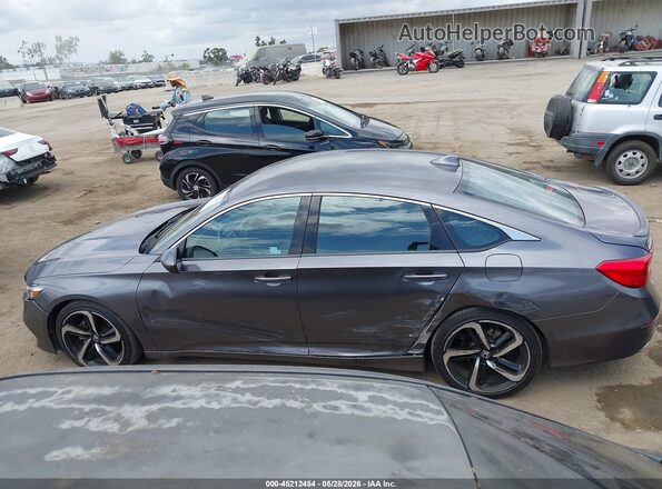 1HGCV1F36KA081977 2019 HONDA ACCORD Gray 