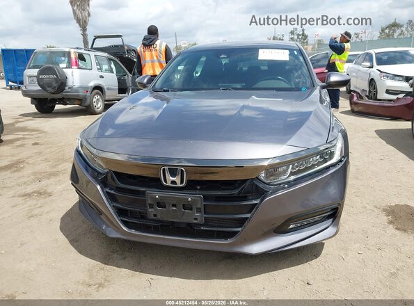 1HGCV1F36KA081977 2019 HONDA ACCORD Gray 