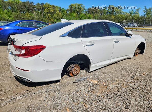 1HGCV1F36KA088475 2019 HONDA ACCORD White Trasero derecho