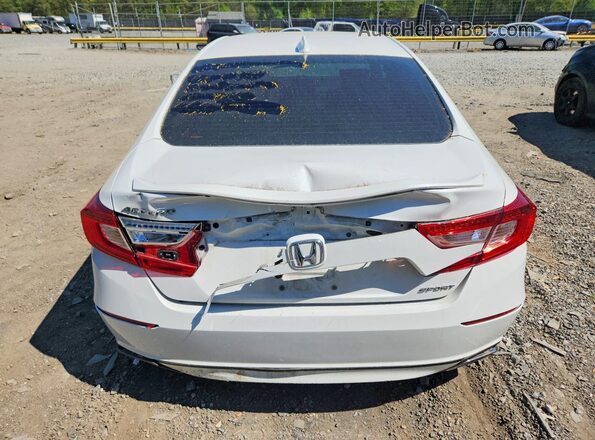 1HGCV1F36KA088475 2019 HONDA ACCORD White Vista trasera