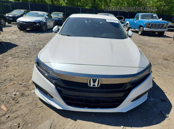 1HGCV1F36KA088475 2019 HONDA ACCORD White Vista frontal