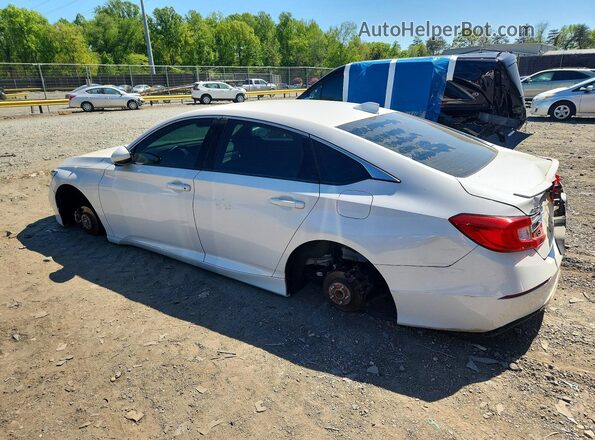 1HGCV1F36KA088475 2019 HONDA ACCORD White Trasero izquierdo