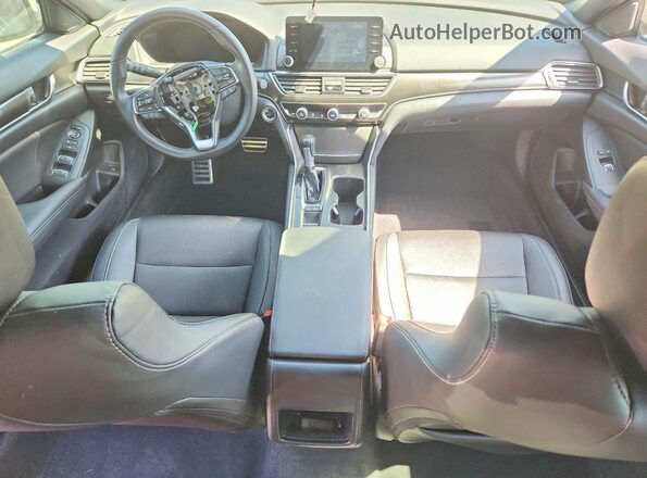 1HGCV1F36KA088475 2019 HONDA ACCORD White Vista del salpicadero