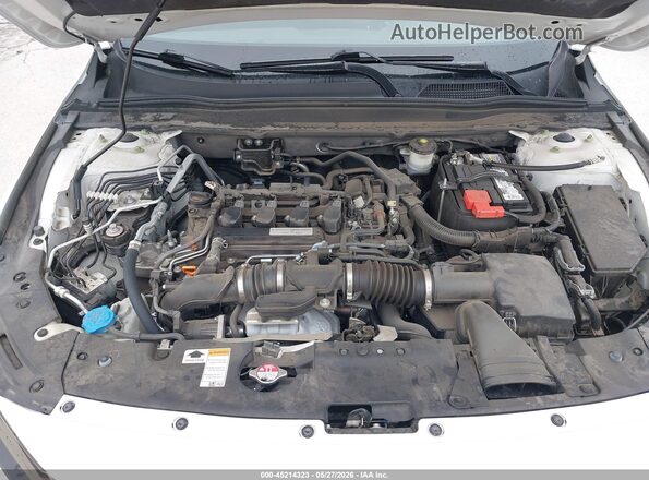 1HGCV1F36KA114220 2019 HONDA ACCORD White Rear view