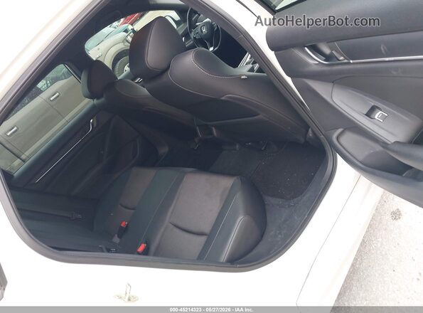 1HGCV1F36KA114220 2019 HONDA ACCORD White VIN sticker view