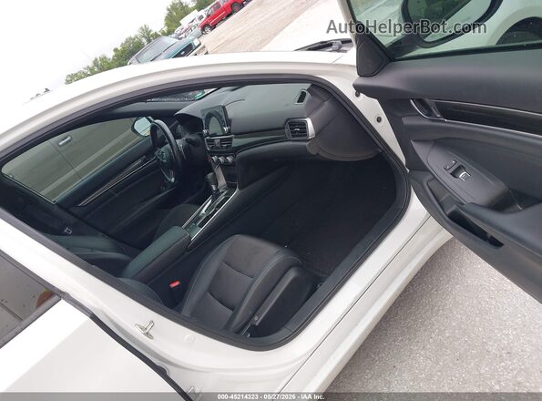 1HGCV1F36KA114220 2019 HONDA ACCORD White Front interior view