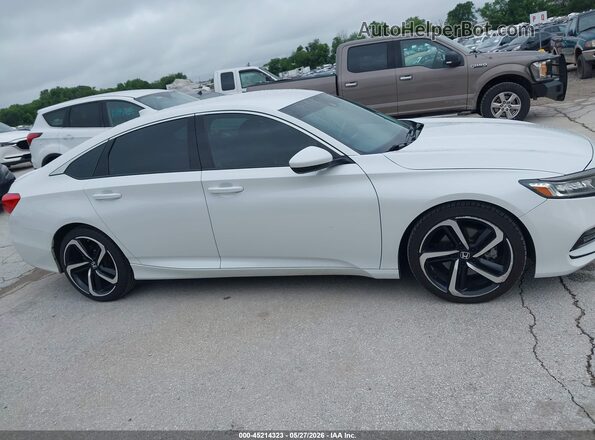 1HGCV1F36KA114220 2019 HONDA ACCORD White Rear interior view