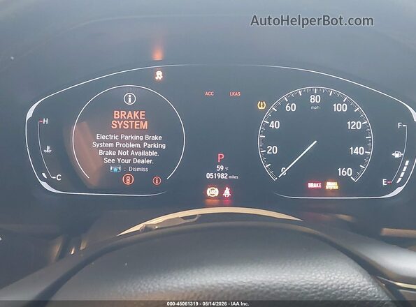 1HGCV1F36KA127064 2019 HONDA ACCORD Red Vista de los asientos traseros