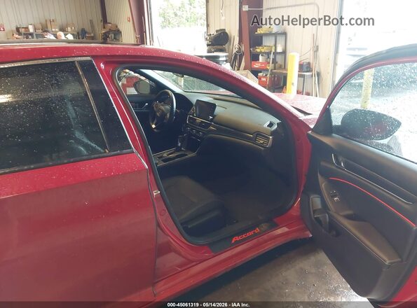 1HGCV1F36KA127064 2019 HONDA ACCORD Red Vista interior delantera