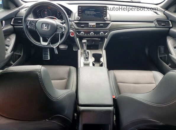1HGCV1F36LA034059 2020 HONDA ACCORD Белый Вид панели приборов