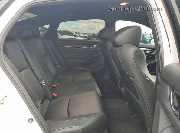 1HGCV1F36LA034059 2020 HONDA ACCORD Белый Вид задних сидений