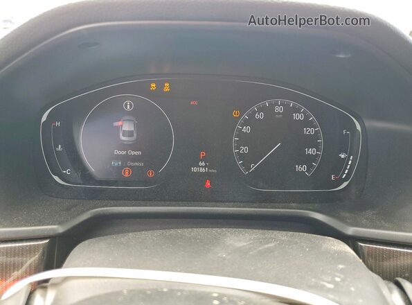 1HGCV1F36LA034059 2020 HONDA ACCORD Белый Вид щитка приборов