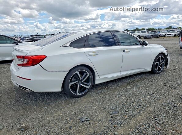 1HGCV1F36LA034059 2020 HONDA ACCORD Белый Задняя правая четверть