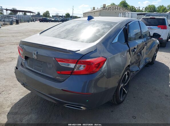 1HGCV1F36LA072679 2020 HONDA ACCORD Gray Trasero derecho