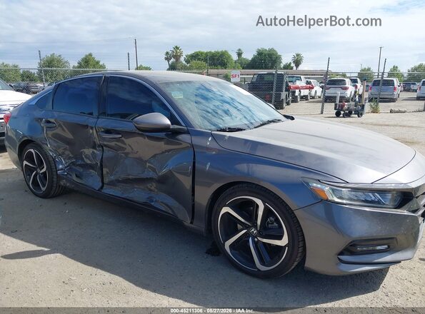 1HGCV1F36LA072679 2020 HONDA ACCORD Gray Vista interior trasera