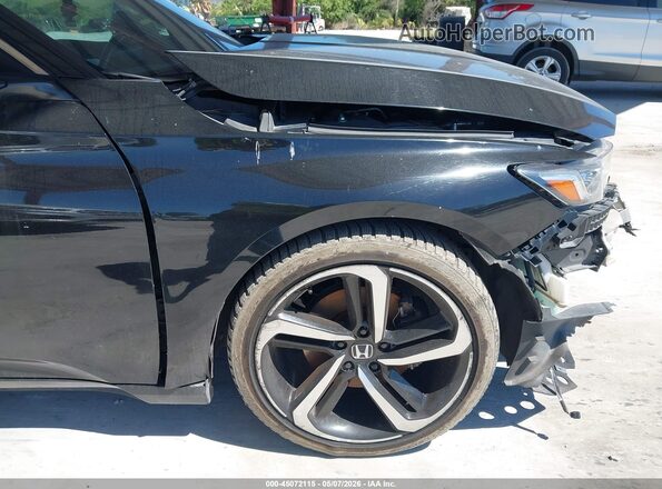 1HGCV1F36LA077462 2020 HONDA ACCORD Black 