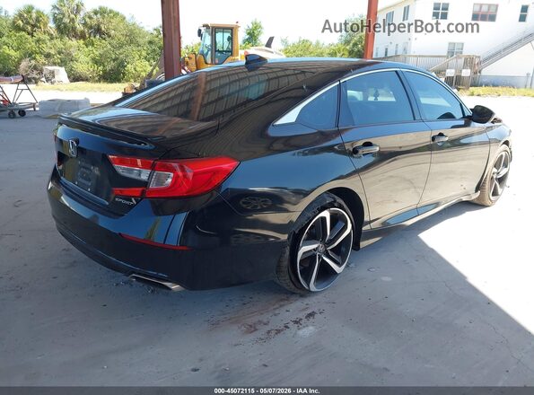 1HGCV1F36LA077462 2020 HONDA ACCORD Black 