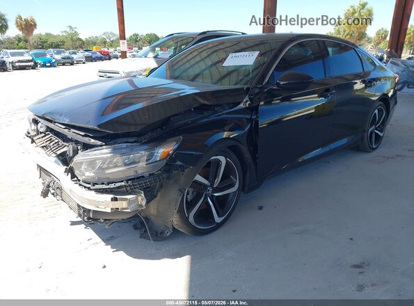 1HGCV1F36LA077462 2020 HONDA ACCORD Black 