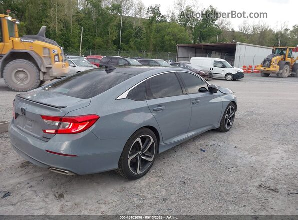 1HGCV1F36MA022205 2021 HONDA ACCORD Серый Задняя правая четверть