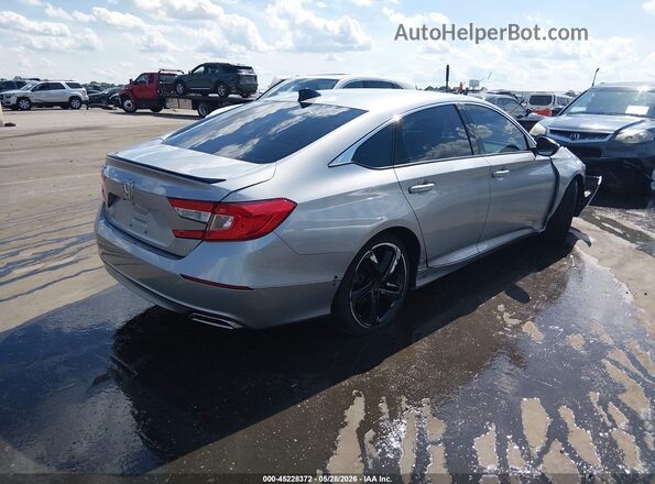 1HGCV1F36MA030854 2021 HONDA ACCORD Silver Rear right