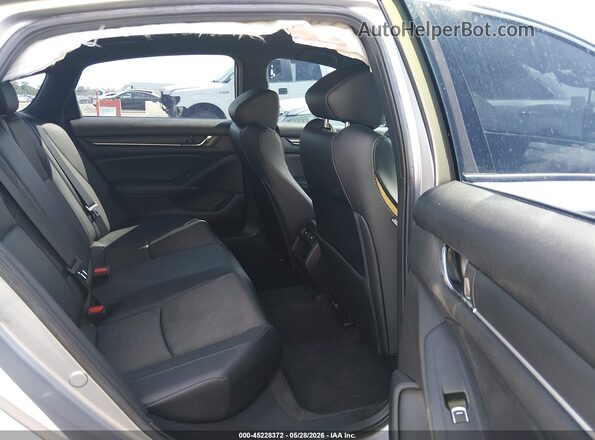 1HGCV1F36MA030854 2021 HONDA ACCORD Silver VIN sticker view
