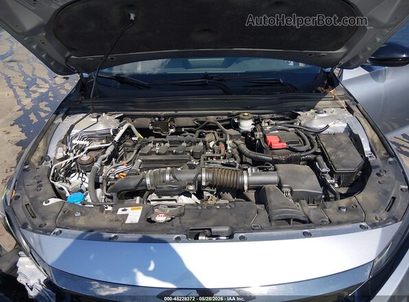1HGCV1F36MA030854 2021 HONDA ACCORD Silver Rear view