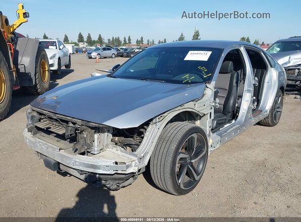1HGCV1F36MA097650 2021 HONDA ACCORD Серый Передняя левая четверть