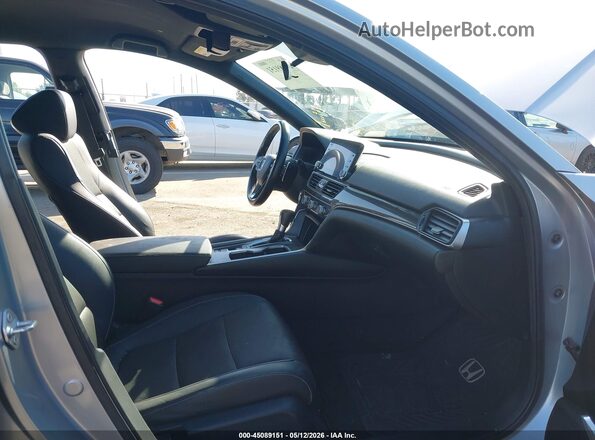 1HGCV1F36MA097650 2021 HONDA ACCORD Серый Вид салона спереди