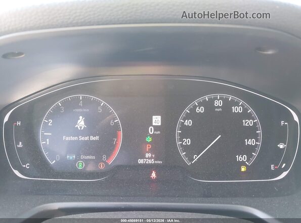 1HGCV1F36MA097650 2021 HONDA ACCORD Серый Вид задних сидений