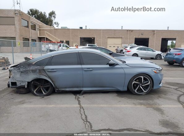1HGCV1F36NA021301 2022 HONDA ACCORD Light Blue Вид щитка приладів