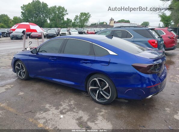 1HGCV1F36NA039913 2022 HONDA ACCORD Синий Панорамный вид салона 360°