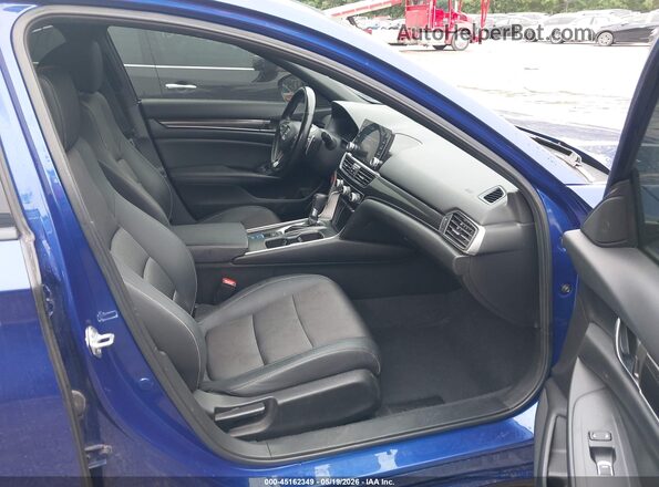 1HGCV1F36NA039913 2022 HONDA ACCORD Синий Вид салона спереди