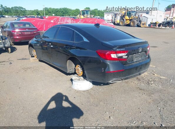 1HGCV1F36NA040155 2022 HONDA ACCORD Black უკანა მარცხენა