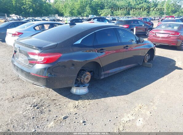 1HGCV1F36NA040155 2022 HONDA ACCORD Black უკანა მარჯვენა