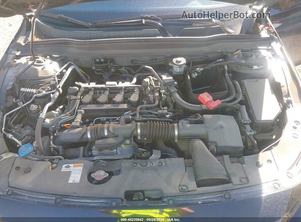 1HGCV1F36NA040155 2022 HONDA ACCORD Black უკანა ხედი