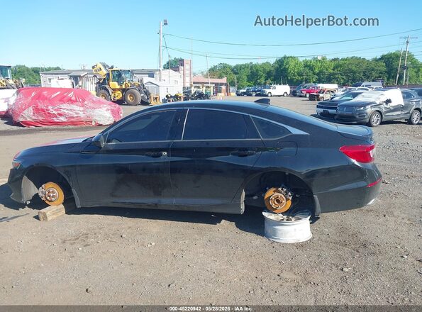 1HGCV1F36NA040155 2022 HONDA ACCORD Black უკანა სალონის ხედი