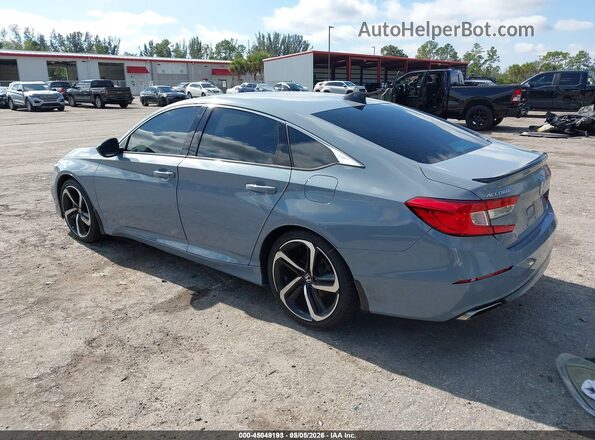1HGCV1F36NA083880 2022 HONDA ACCORD Серый Задняя левая четверть