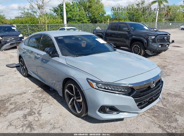 1HGCV1F36NA083880 2022 HONDA ACCORD Серый 