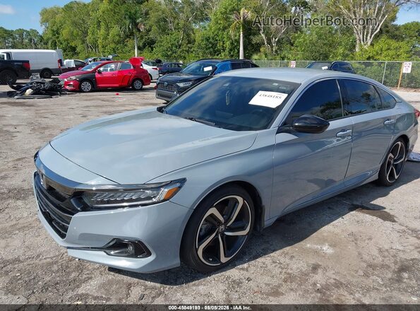 1HGCV1F36NA083880 2022 HONDA ACCORD Серый 