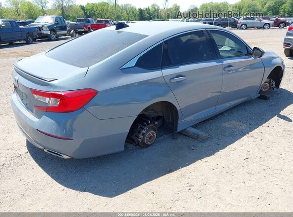 1HGCV1F36NA096757 2022 HONDA ACCORD Серый Задняя правая четверть