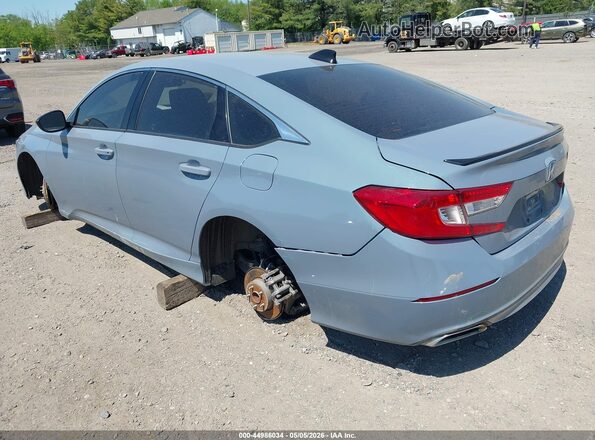 1HGCV1F36NA096757 2022 HONDA ACCORD Серый Задняя левая четверть