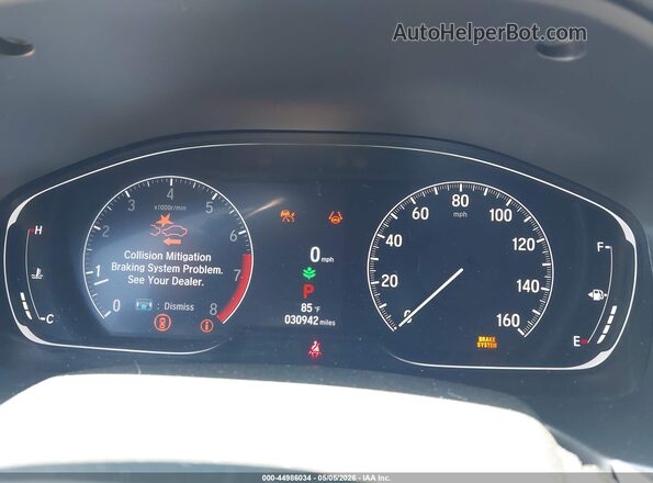 1HGCV1F36NA096757 2022 HONDA ACCORD Серый Вид задних сидений
