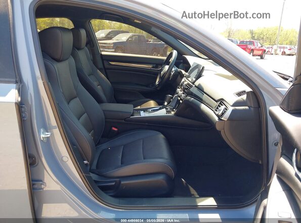 1HGCV1F36NA096757 2022 HONDA ACCORD Серый Вид салона спереди