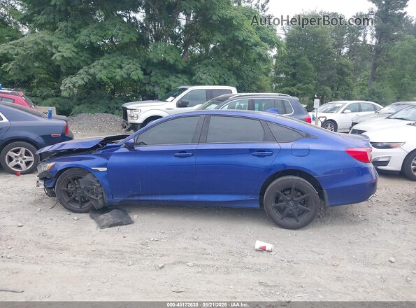 1HGCV1F37JA071313 2018 HONDA ACCORD Blue Widok wnętrza z tyłu