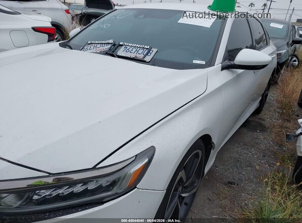 1HGCV1F37JA139271 2018 HONDA ACCORD White 