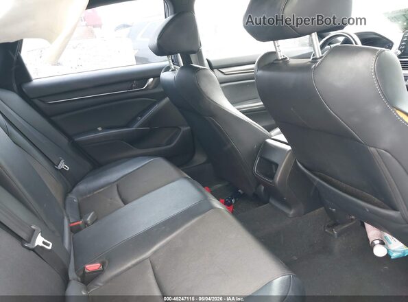 1HGCV1F37JA225616 2018 HONDA ACCORD Black Вид наклейки з VIN-кодом